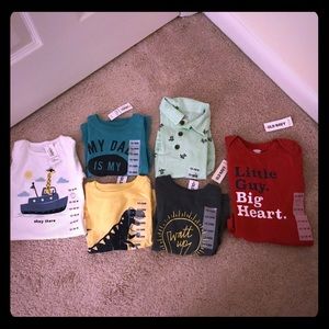12-18 month t-shirts. 6 NWT in the bundle